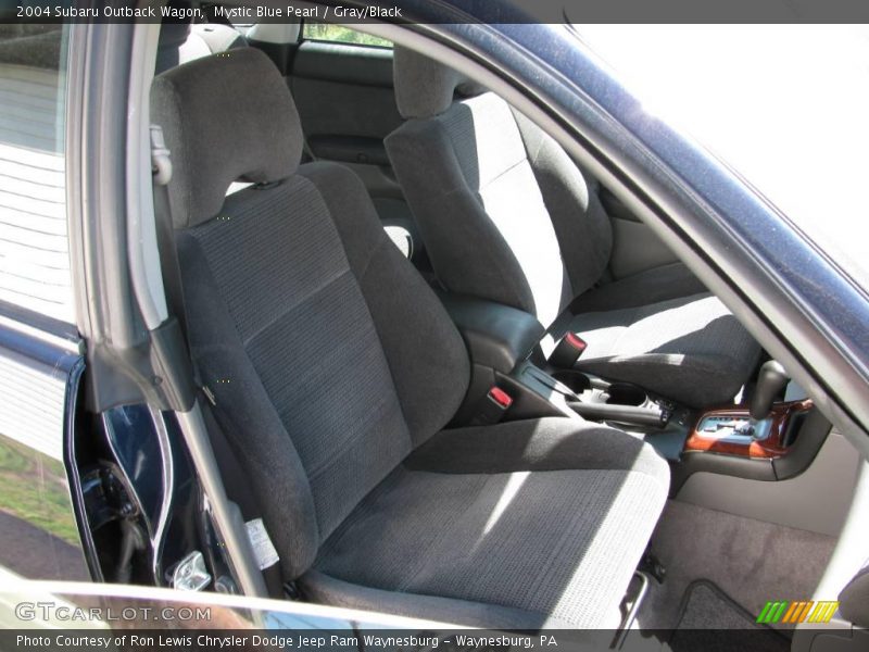 Mystic Blue Pearl / Gray/Black 2004 Subaru Outback Wagon