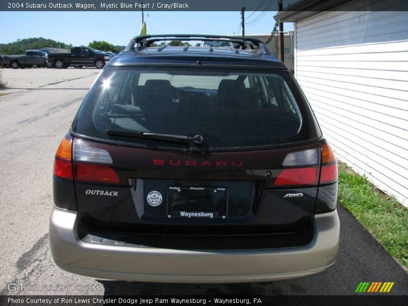 Mystic Blue Pearl / Gray/Black 2004 Subaru Outback Wagon