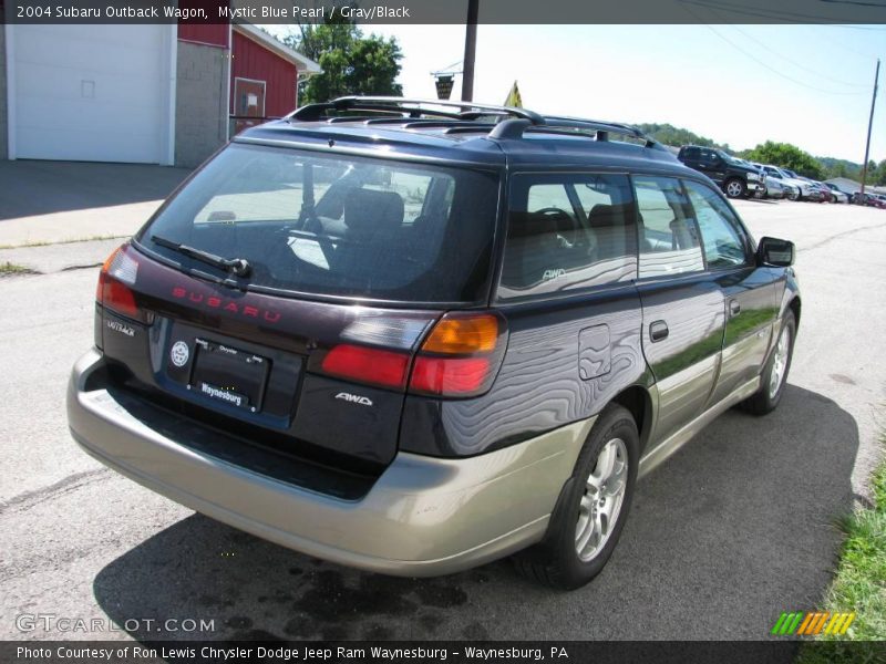 Mystic Blue Pearl / Gray/Black 2004 Subaru Outback Wagon