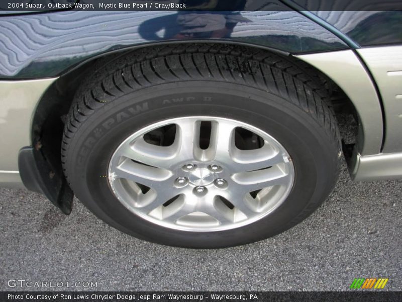 Mystic Blue Pearl / Gray/Black 2004 Subaru Outback Wagon