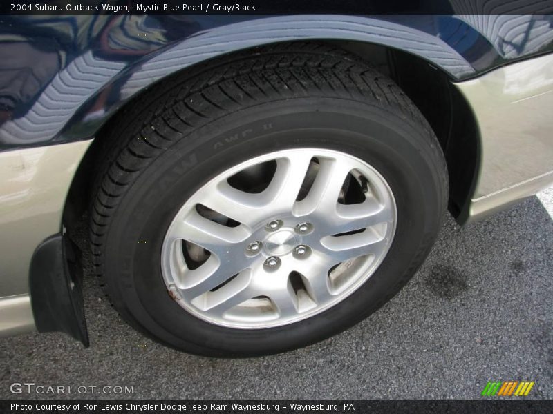 Mystic Blue Pearl / Gray/Black 2004 Subaru Outback Wagon