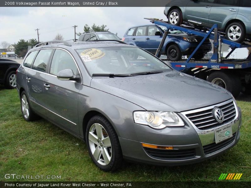 United Gray / Black 2008 Volkswagen Passat Komfort Wagon