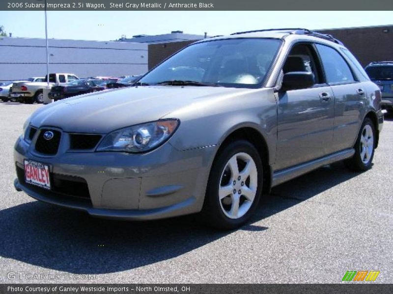 Steel Gray Metallic / Anthracite Black 2006 Subaru Impreza 2.5i Wagon