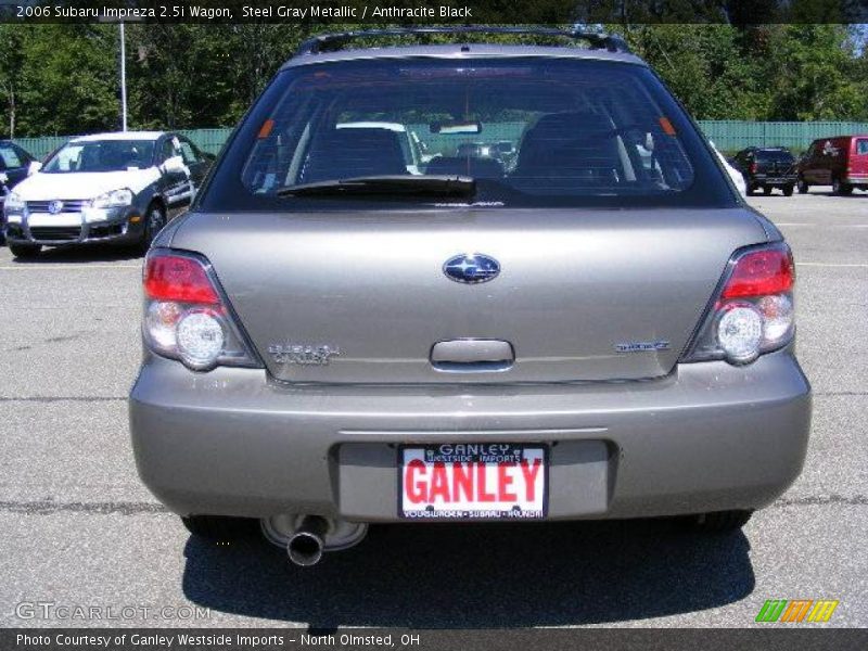 Steel Gray Metallic / Anthracite Black 2006 Subaru Impreza 2.5i Wagon