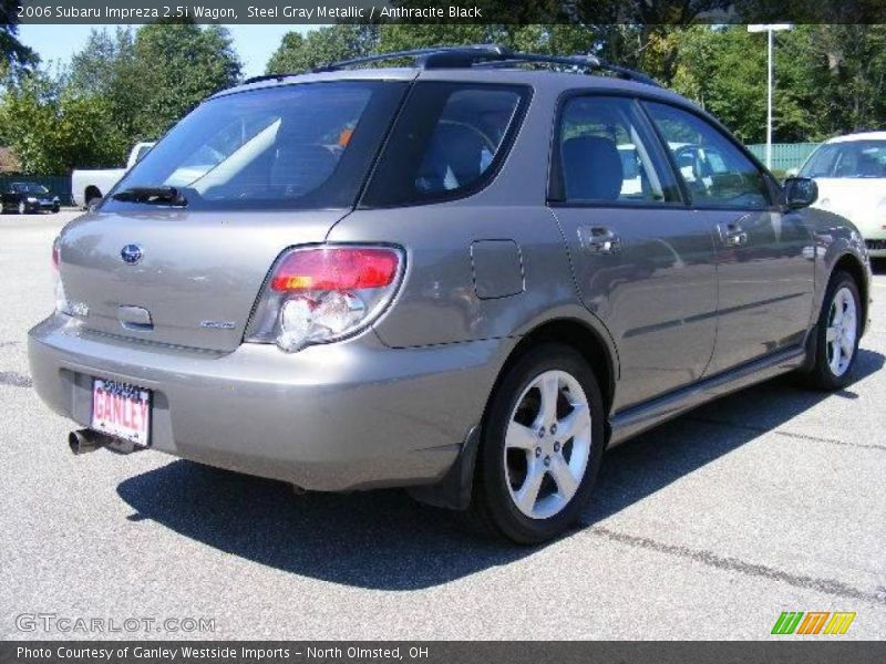Steel Gray Metallic / Anthracite Black 2006 Subaru Impreza 2.5i Wagon