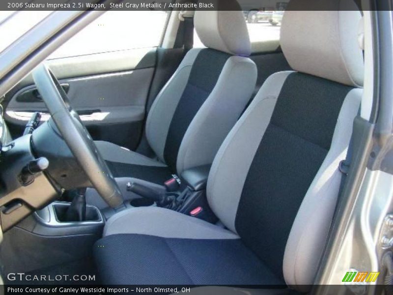 Steel Gray Metallic / Anthracite Black 2006 Subaru Impreza 2.5i Wagon