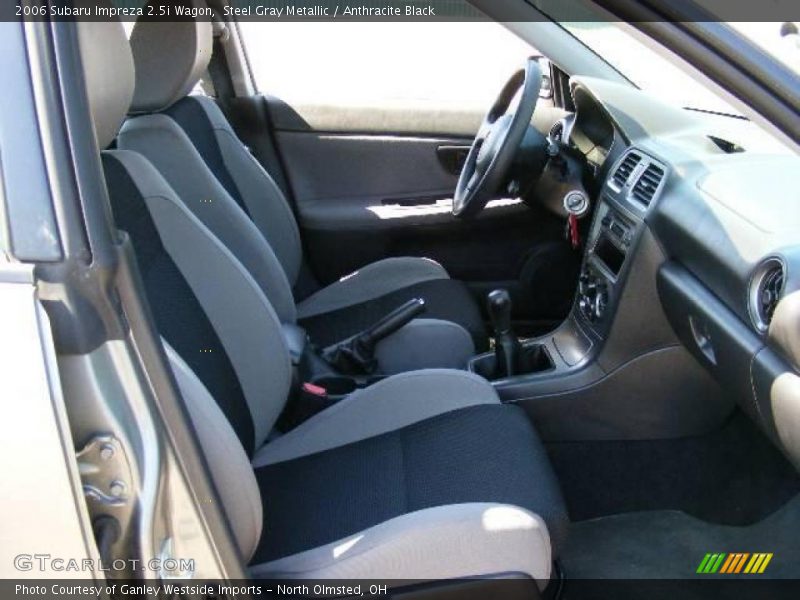 Steel Gray Metallic / Anthracite Black 2006 Subaru Impreza 2.5i Wagon