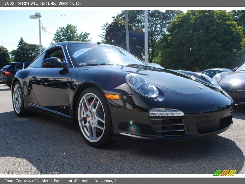Black / Black 2009 Porsche 911 Targa 4S