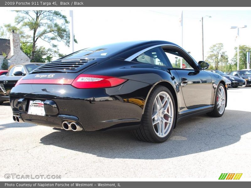 Black / Black 2009 Porsche 911 Targa 4S