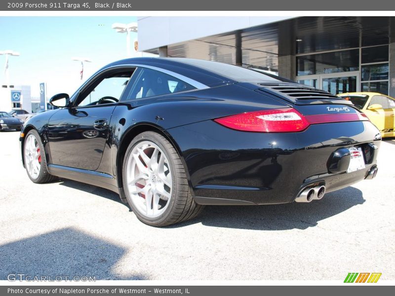 Black / Black 2009 Porsche 911 Targa 4S