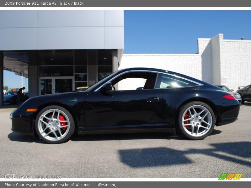 Black / Black 2009 Porsche 911 Targa 4S