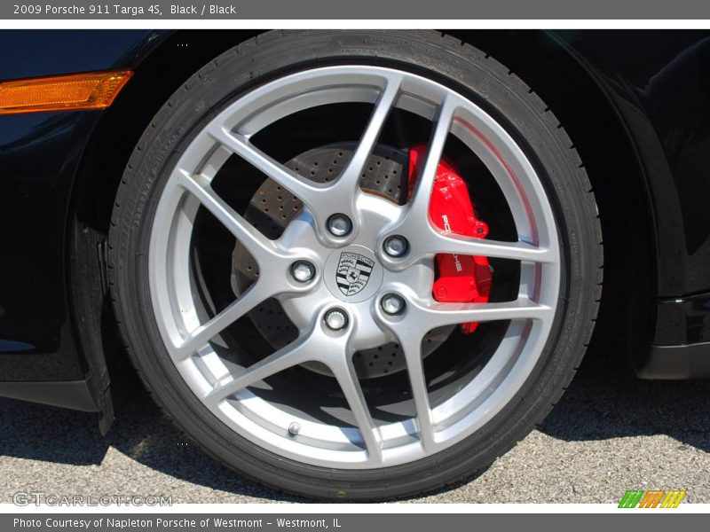 Black / Black 2009 Porsche 911 Targa 4S