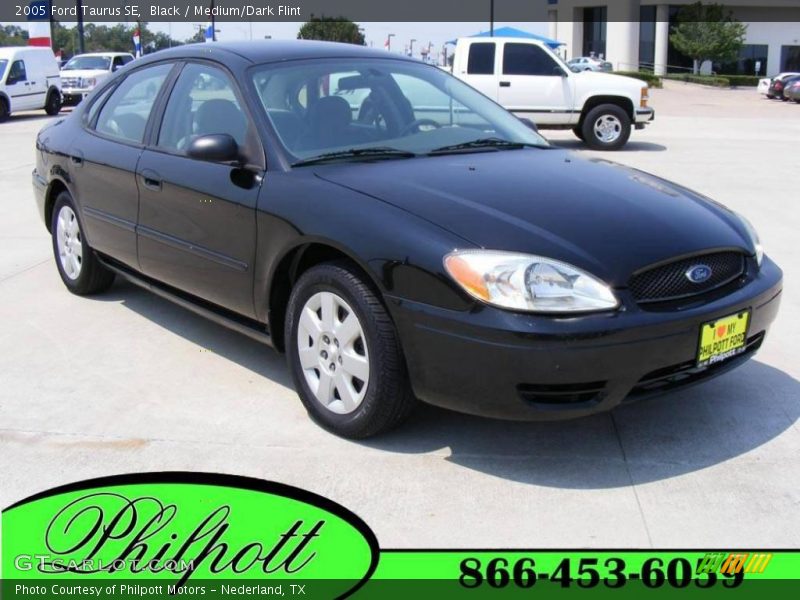 Black / Medium/Dark Flint 2005 Ford Taurus SE