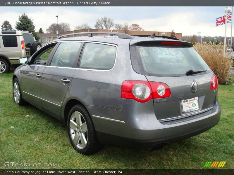 United Gray / Black 2008 Volkswagen Passat Komfort Wagon