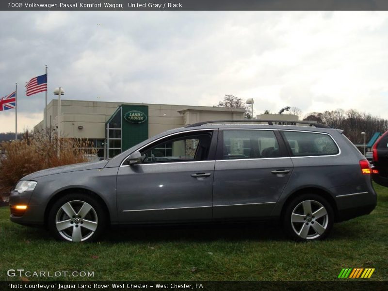 United Gray / Black 2008 Volkswagen Passat Komfort Wagon