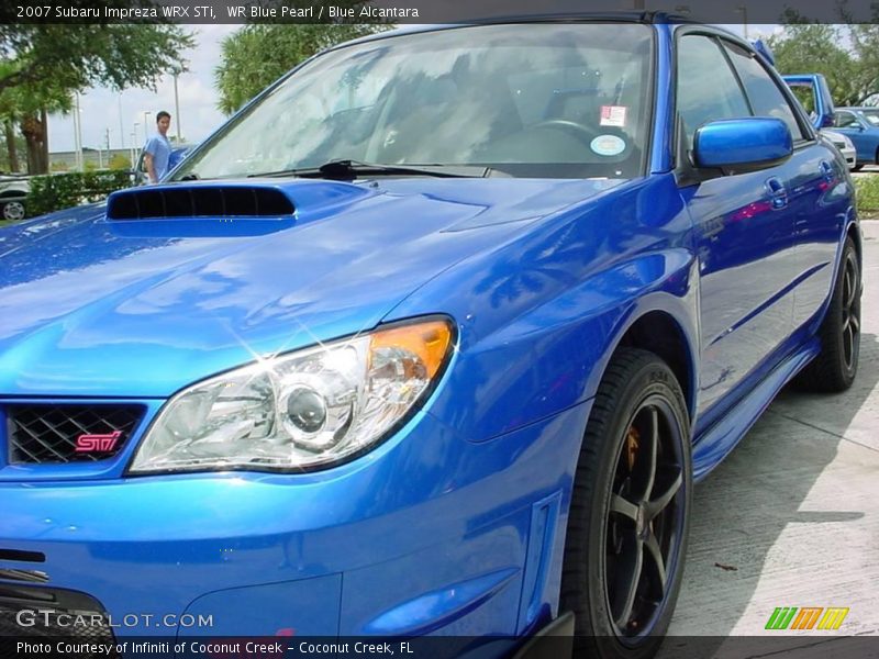 WR Blue Pearl / Blue Alcantara 2007 Subaru Impreza WRX STi