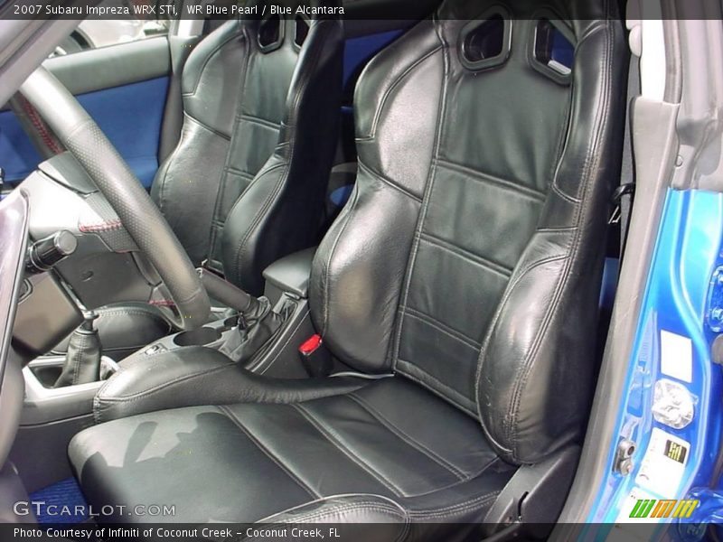 WR Blue Pearl / Blue Alcantara 2007 Subaru Impreza WRX STi