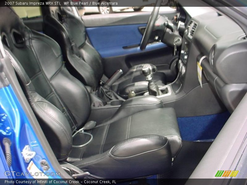 WR Blue Pearl / Blue Alcantara 2007 Subaru Impreza WRX STi