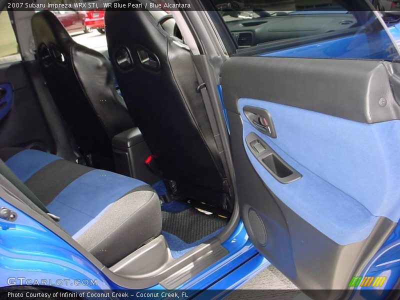 WR Blue Pearl / Blue Alcantara 2007 Subaru Impreza WRX STi