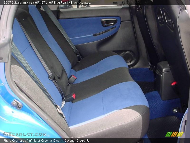 WR Blue Pearl / Blue Alcantara 2007 Subaru Impreza WRX STi