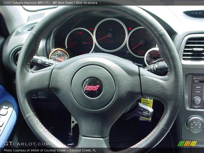 WR Blue Pearl / Blue Alcantara 2007 Subaru Impreza WRX STi
