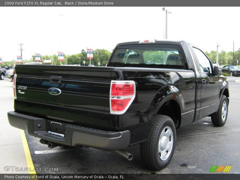 Black / Stone/Medium Stone 2009 Ford F150 XL Regular Cab