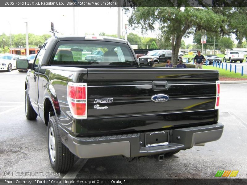 Black / Stone/Medium Stone 2009 Ford F150 XL Regular Cab