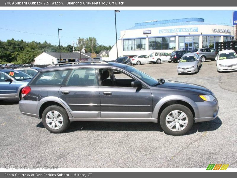 Diamond Gray Metallic / Off Black 2009 Subaru Outback 2.5i Wagon