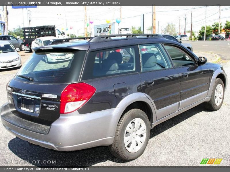 Diamond Gray Metallic / Off Black 2009 Subaru Outback 2.5i Wagon