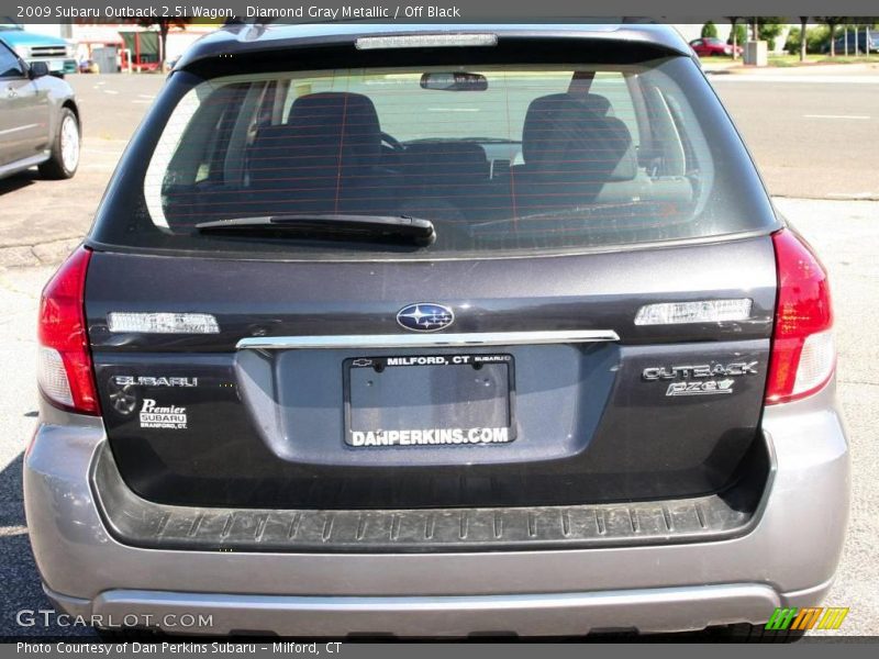 Diamond Gray Metallic / Off Black 2009 Subaru Outback 2.5i Wagon