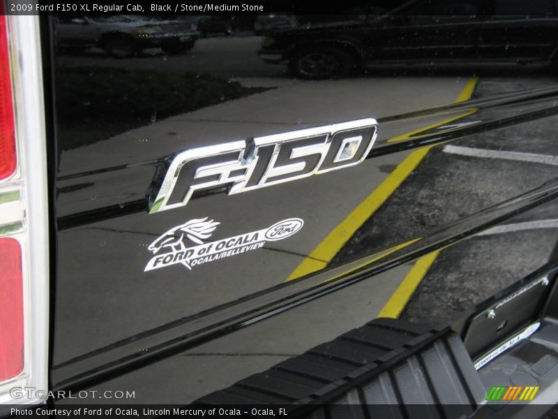 Black / Stone/Medium Stone 2009 Ford F150 XL Regular Cab