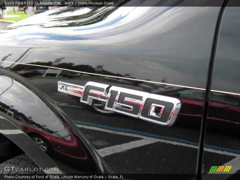 Black / Stone/Medium Stone 2009 Ford F150 XL Regular Cab