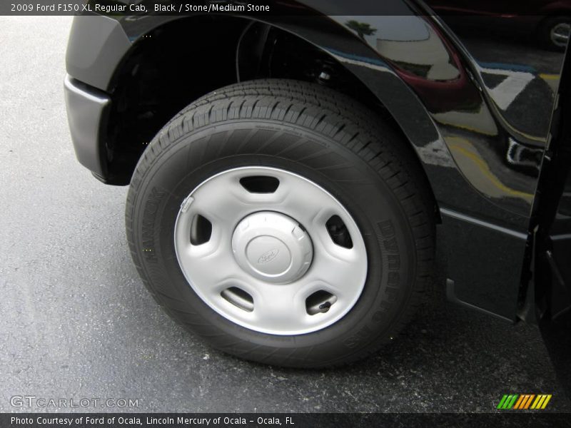 Black / Stone/Medium Stone 2009 Ford F150 XL Regular Cab