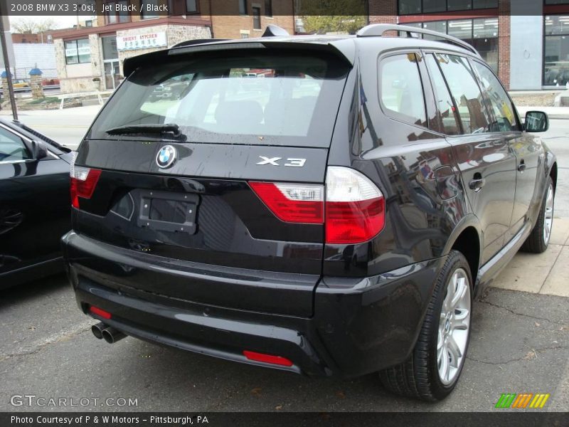 Jet Black / Black 2008 BMW X3 3.0si