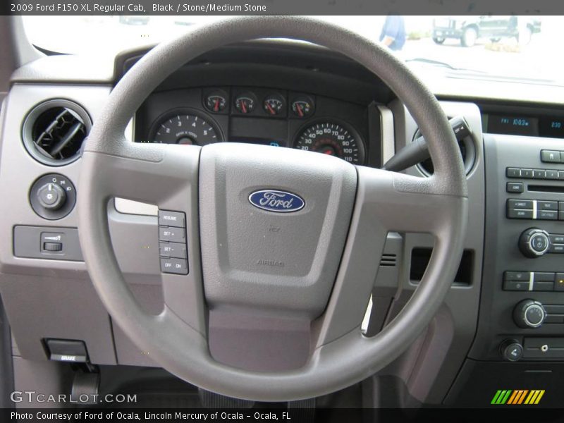 Black / Stone/Medium Stone 2009 Ford F150 XL Regular Cab