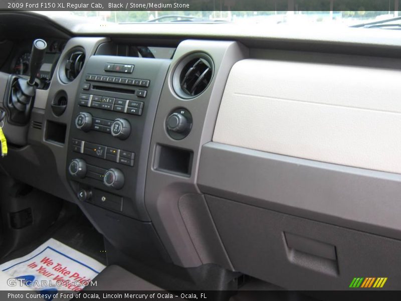 Black / Stone/Medium Stone 2009 Ford F150 XL Regular Cab