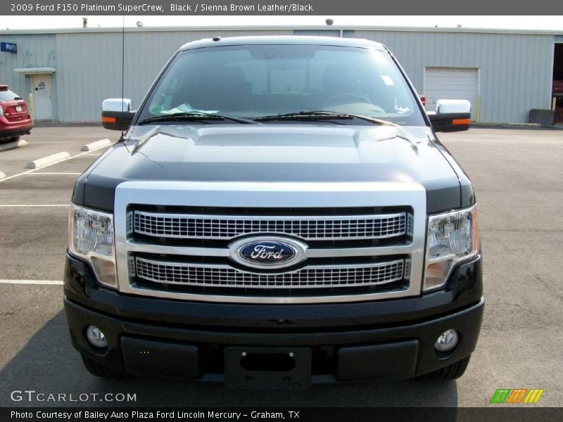 Black / Sienna Brown Leather/Black 2009 Ford F150 Platinum SuperCrew