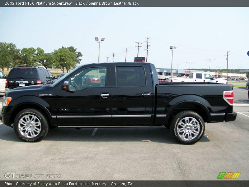 Black / Sienna Brown Leather/Black 2009 Ford F150 Platinum SuperCrew