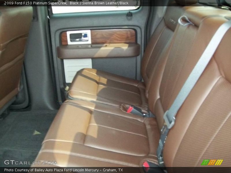 Black / Sienna Brown Leather/Black 2009 Ford F150 Platinum SuperCrew