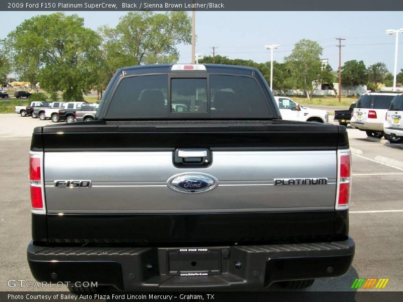 Black / Sienna Brown Leather/Black 2009 Ford F150 Platinum SuperCrew