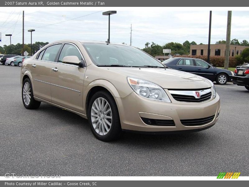 Golden Cashmere Metallic / Tan 2007 Saturn Aura XR