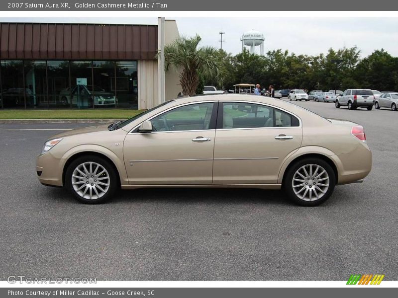 Golden Cashmere Metallic / Tan 2007 Saturn Aura XR