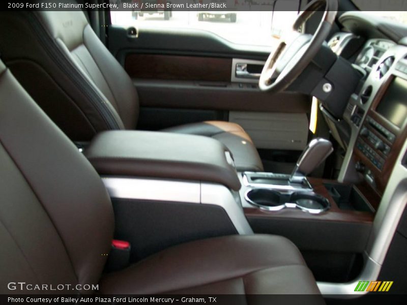 Black / Sienna Brown Leather/Black 2009 Ford F150 Platinum SuperCrew