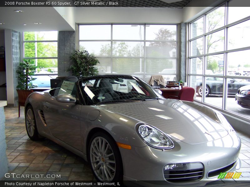 GT Silver Metallic / Black 2008 Porsche Boxster RS 60 Spyder