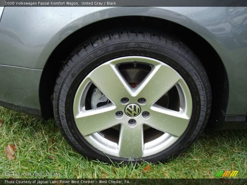 United Gray / Black 2008 Volkswagen Passat Komfort Wagon