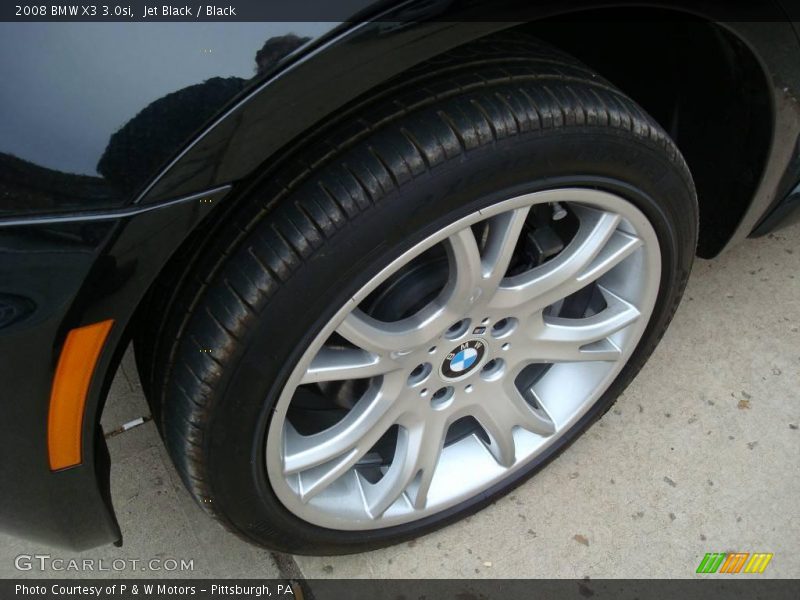 Jet Black / Black 2008 BMW X3 3.0si
