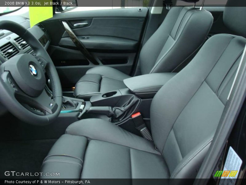 Jet Black / Black 2008 BMW X3 3.0si