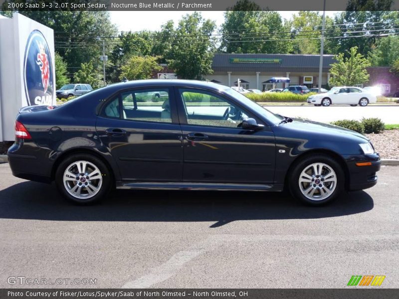 Nocturne Blue Metallic / Parchment 2006 Saab 9-3 2.0T Sport Sedan