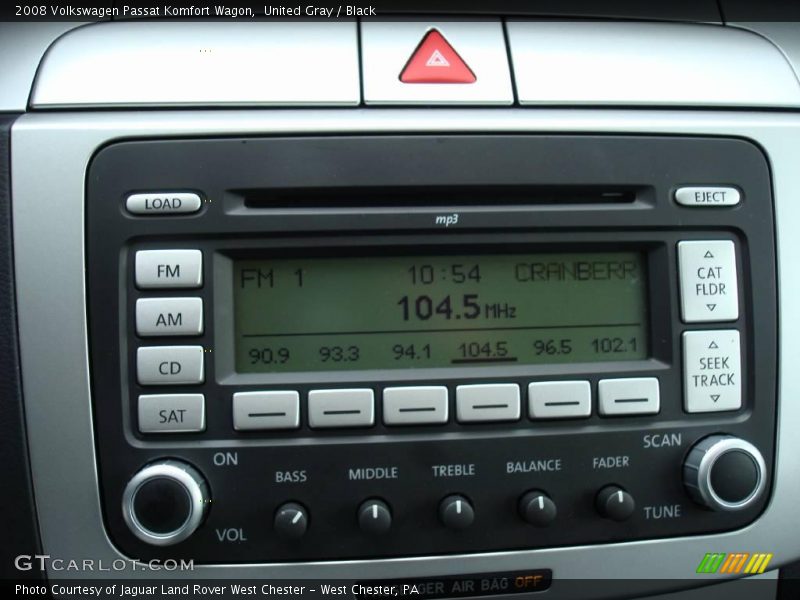 United Gray / Black 2008 Volkswagen Passat Komfort Wagon