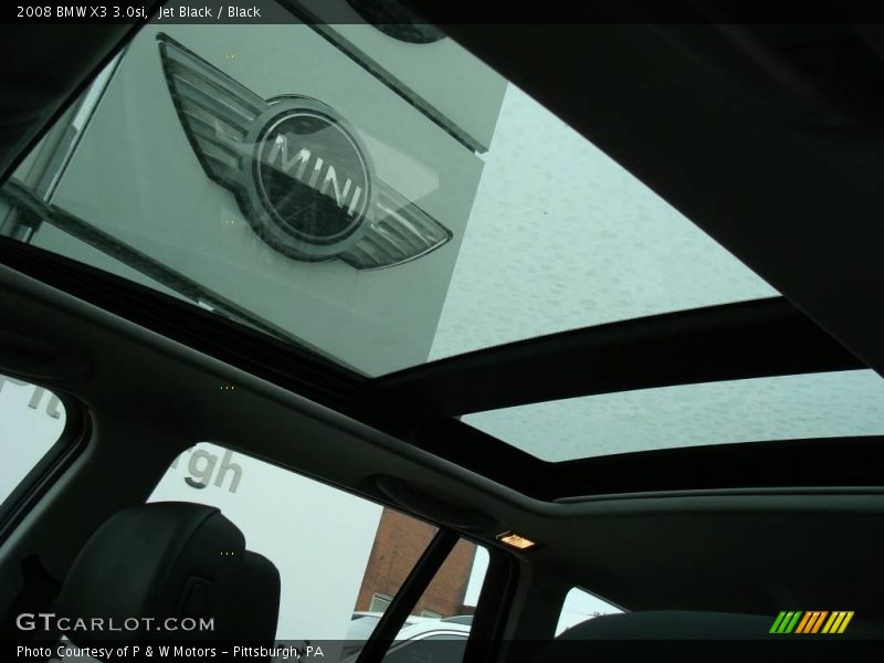 Jet Black / Black 2008 BMW X3 3.0si